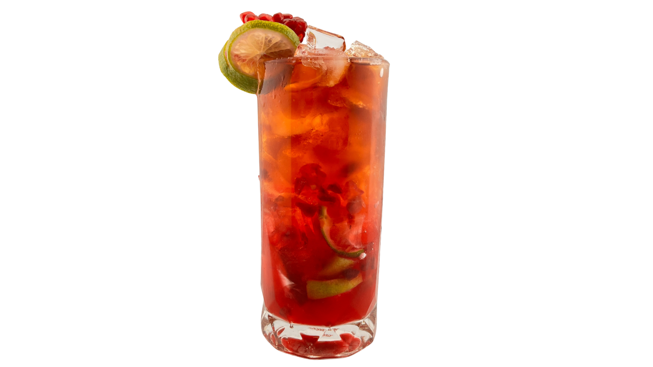 POMEGRANATE & LIME ICE TEA